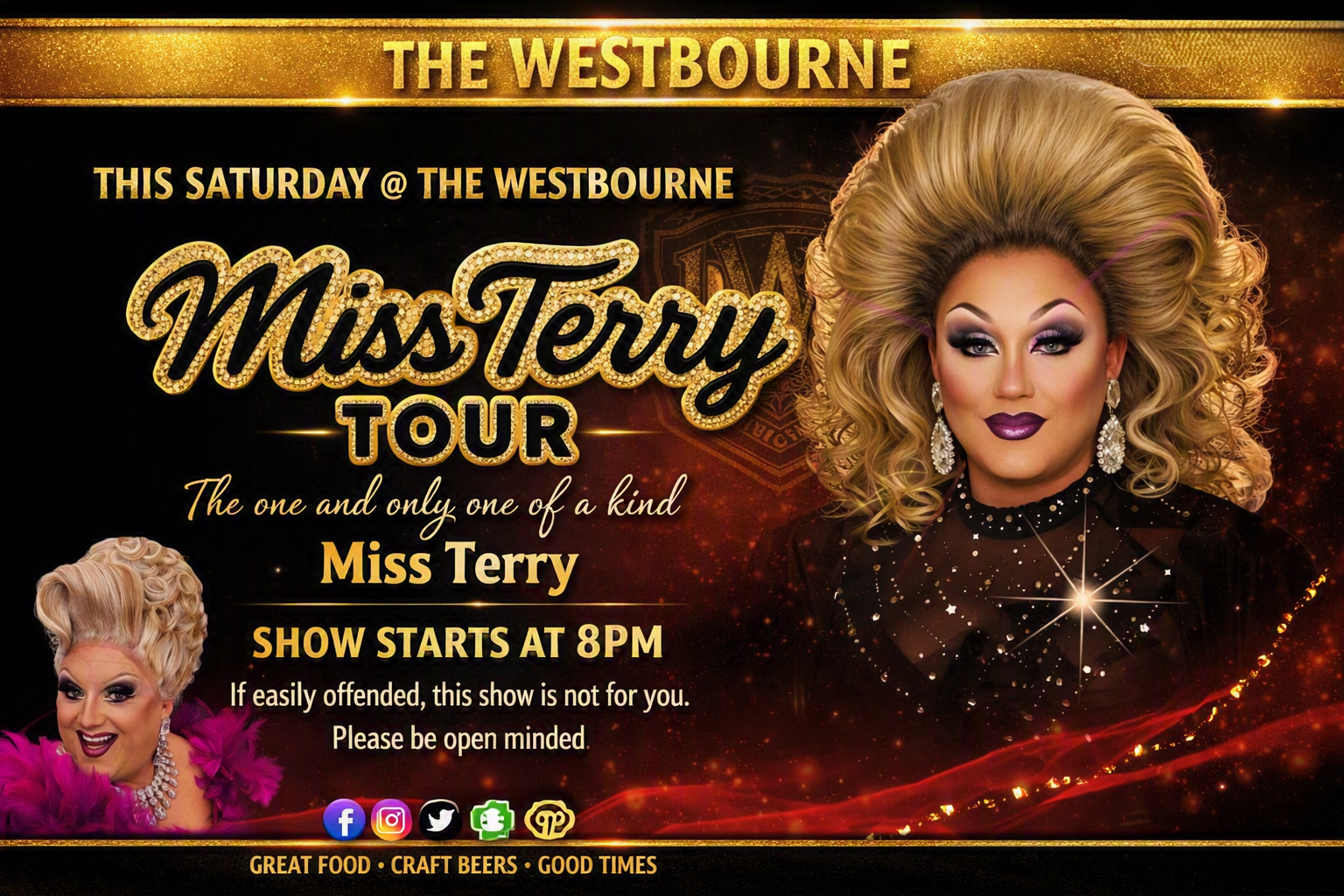 Miss Terry Tour Live at the Westbourne Swansea