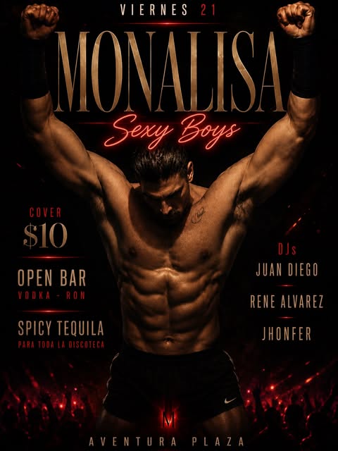 This Friday the night gets intense at MONALISA.
