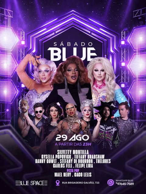 BLUE SPACE + PISTA POP