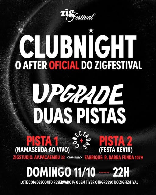 AFTER OFICIAL do ZIGFestival: CLUBNIGHT