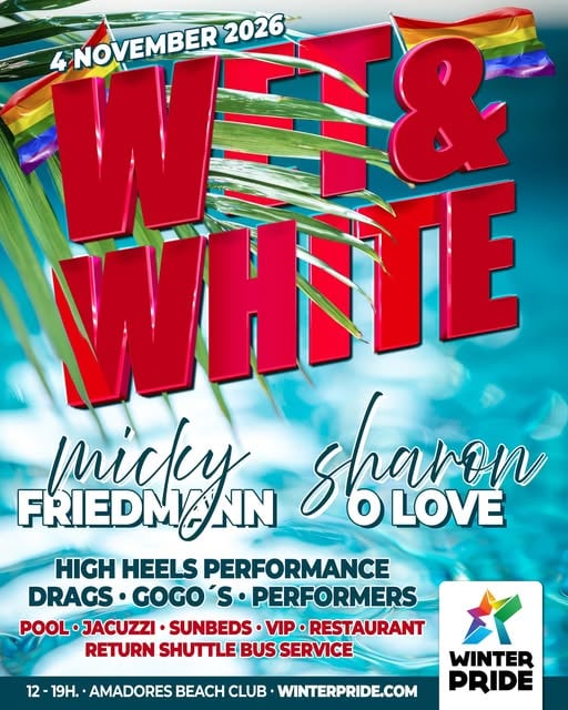 WET & WHITE POOL PARTY at Winter Pride 2026