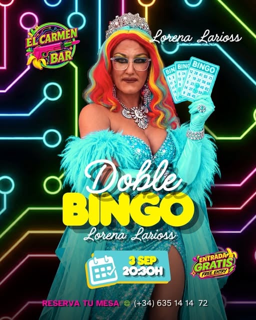 Doble Bingo con Lorena Larios