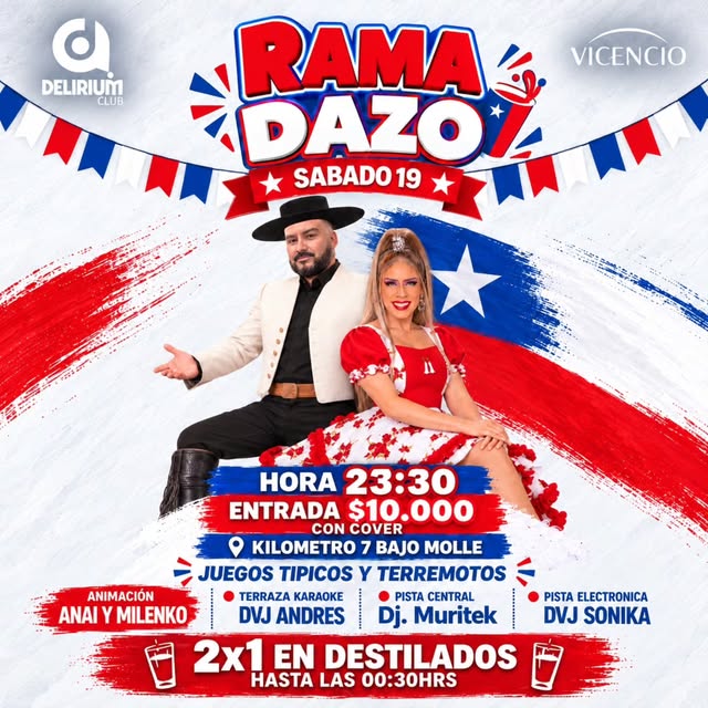 SATURDAY 19 THE RAMADAZO IS COMING TO DELIRIUM!