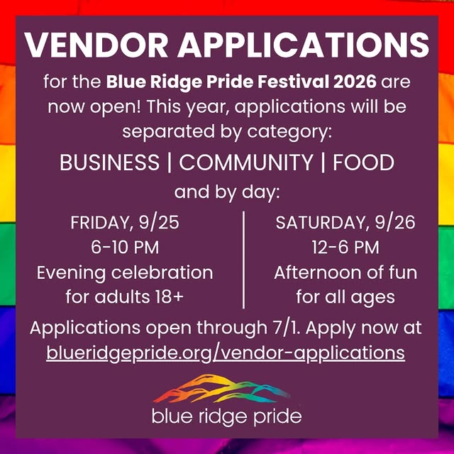 Blue Ridge Pride Festival 2026