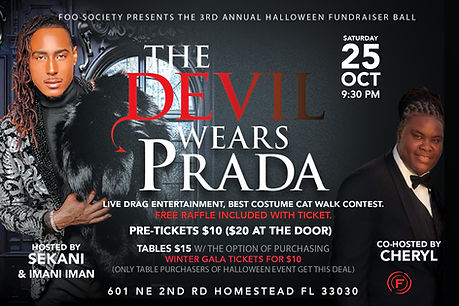 3rd Annual Halloween Fundraiser Ball (The Devil Wears Prada)