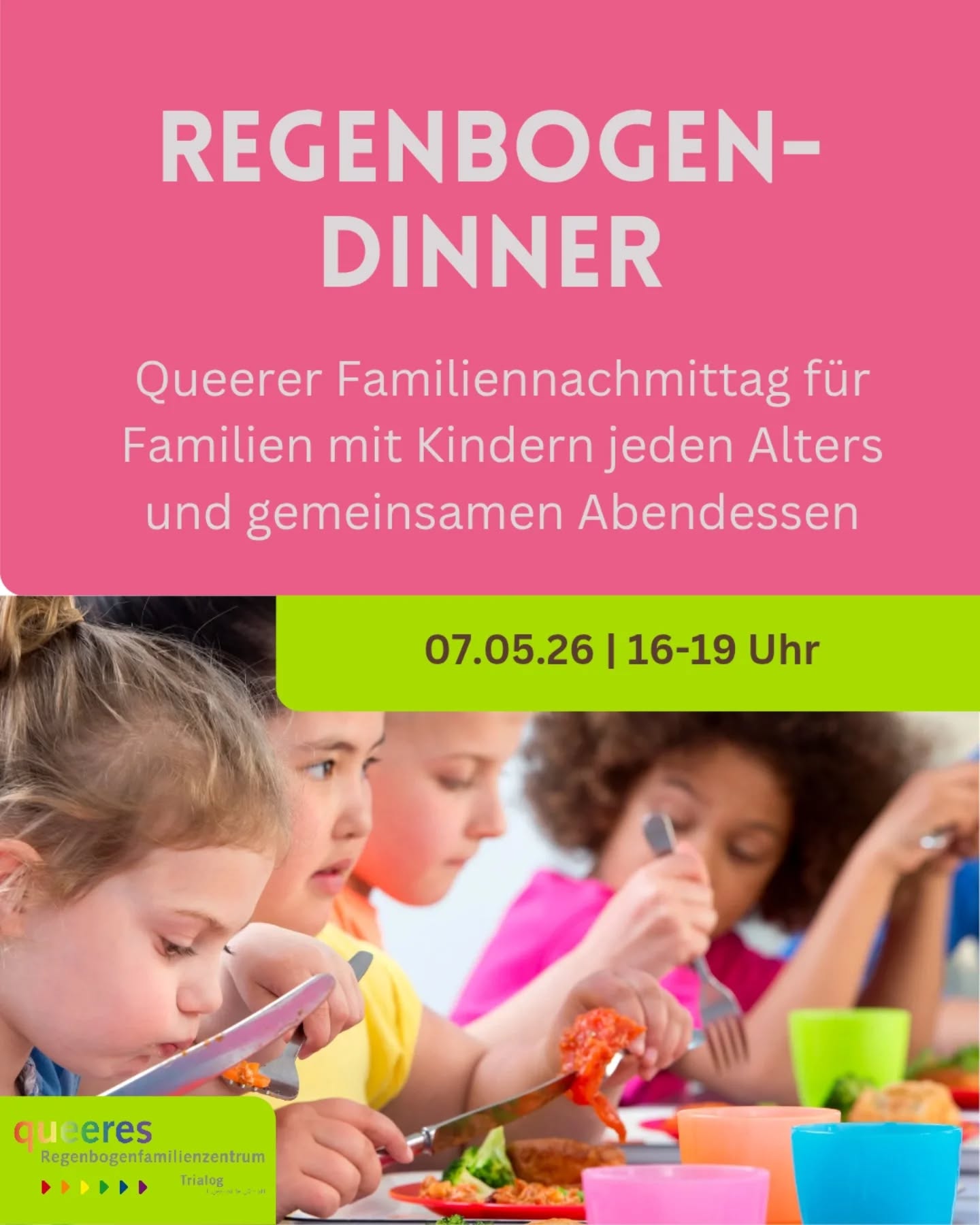 Regenbogen-Dinner