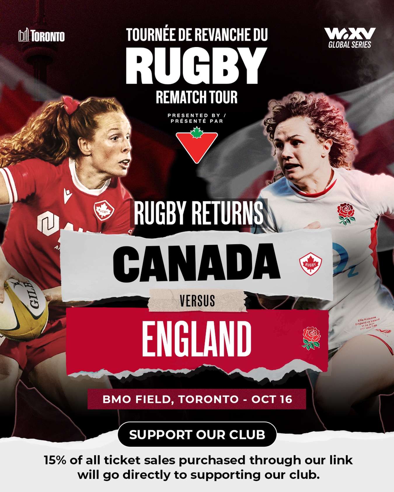 Canada vs England Rugby Match