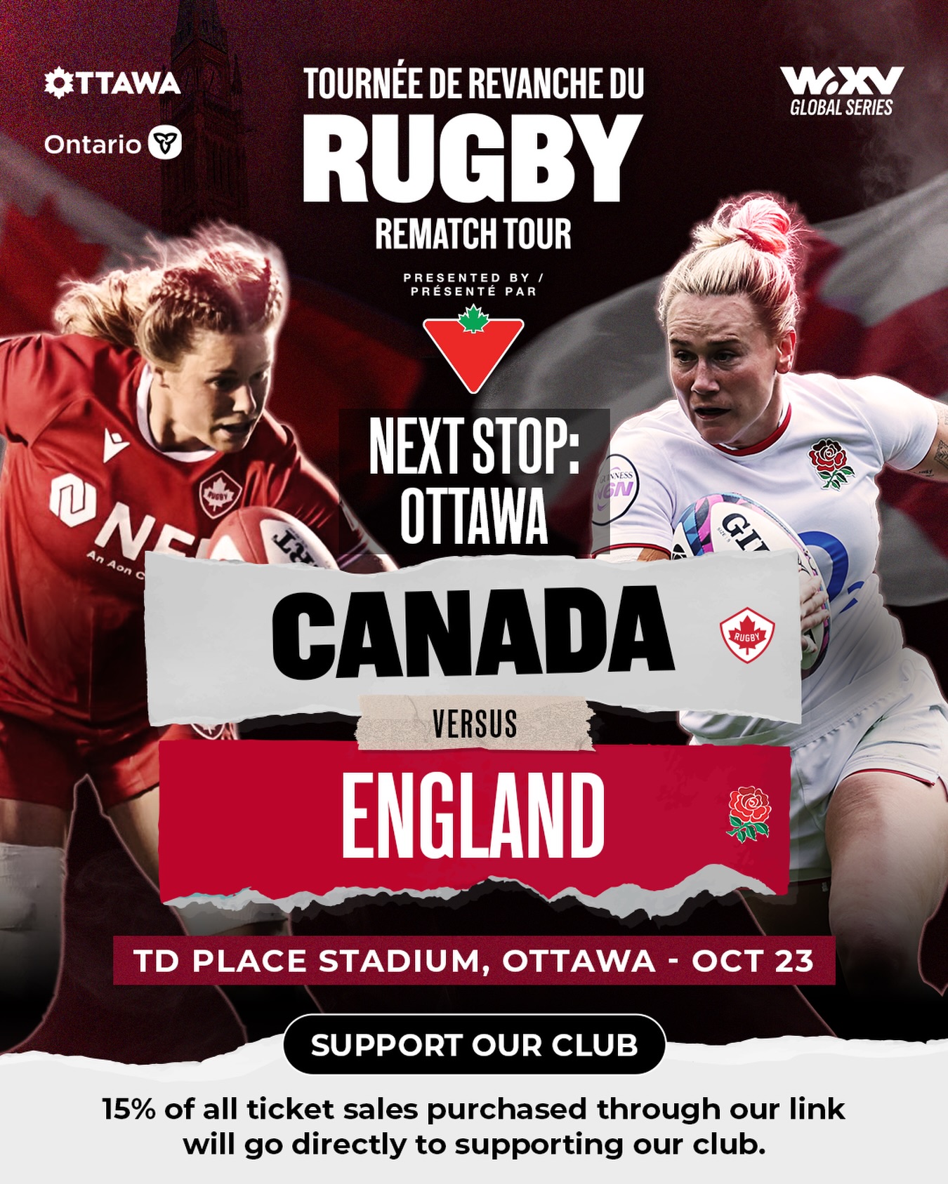 Canada vs England Rugby Match