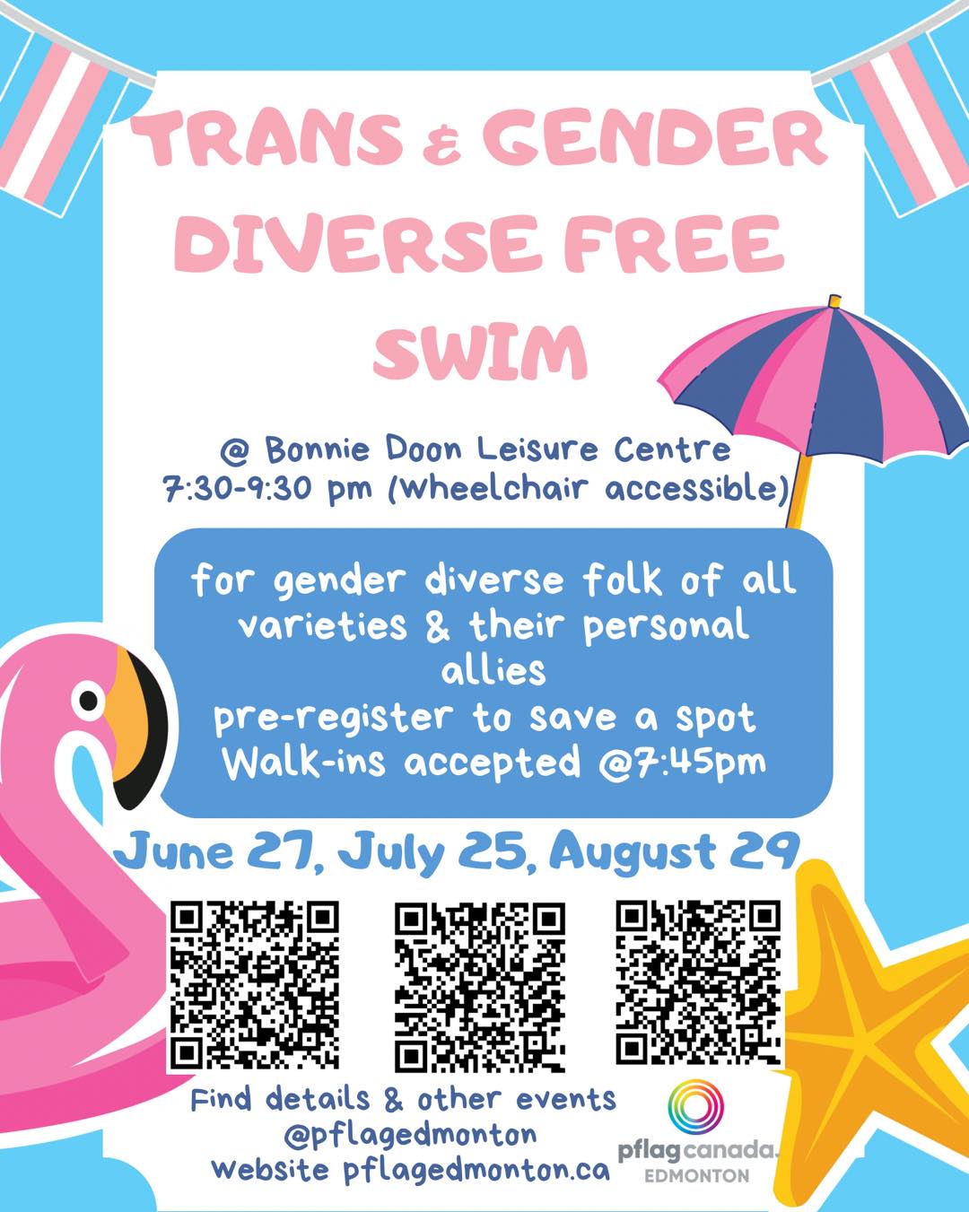 Trans & Gender Diverse Free Swim