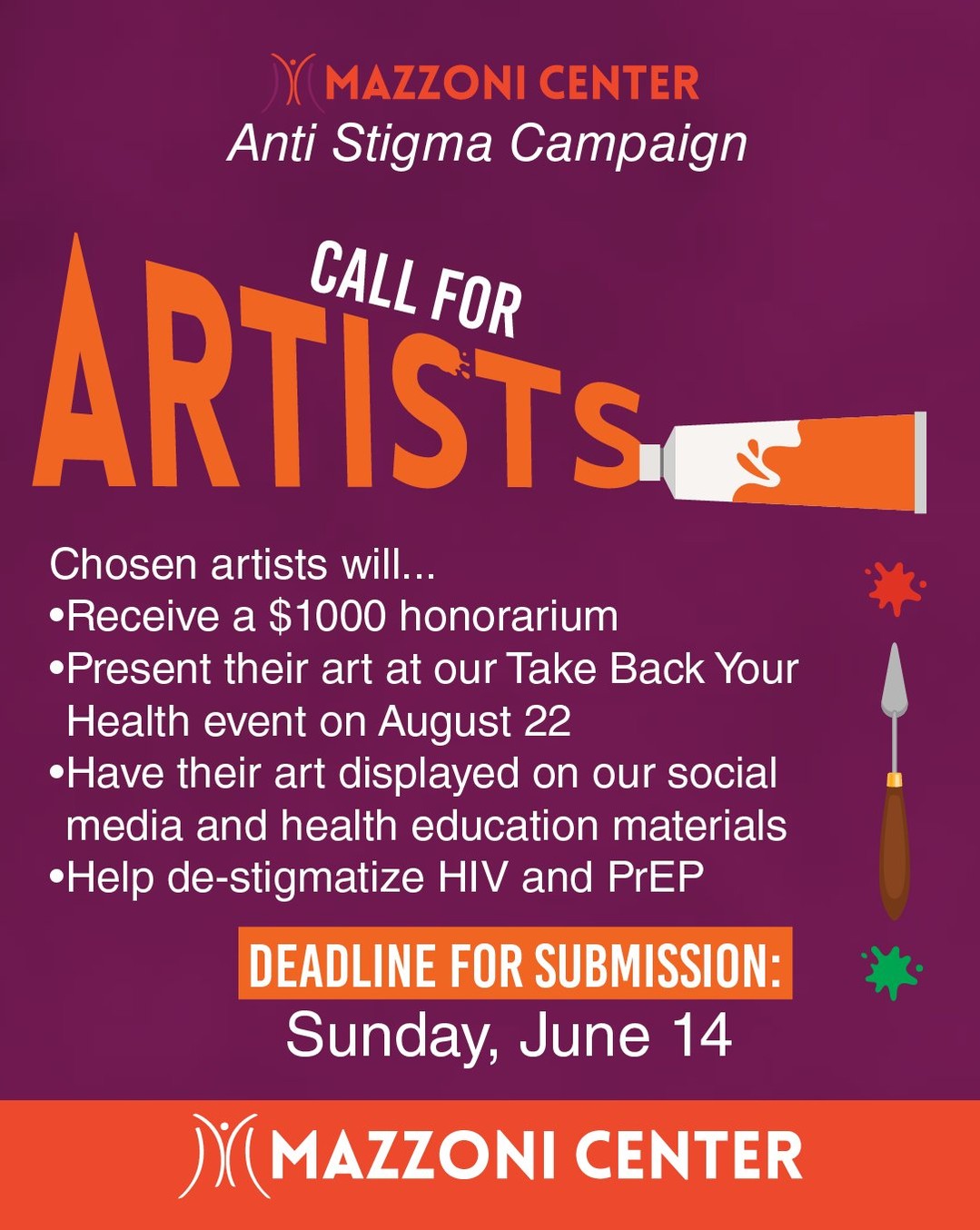 Call for Artists: Anti Stigma Campaign