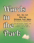Words in the Park - Writers Foundation Event