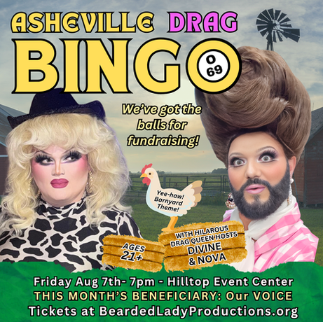 Asheville Drag Bingo Fundraiser for Our VOICE
