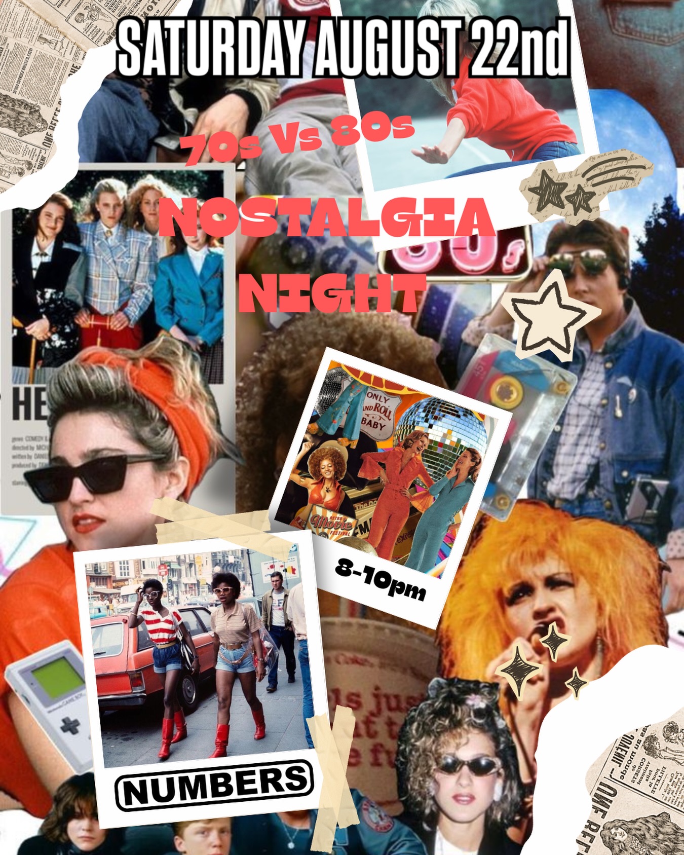 70s vs 80s Nostalgia Night