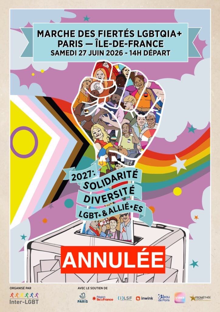 Marche des Fiertés LGBTQIA Paris-Ile de France 2026