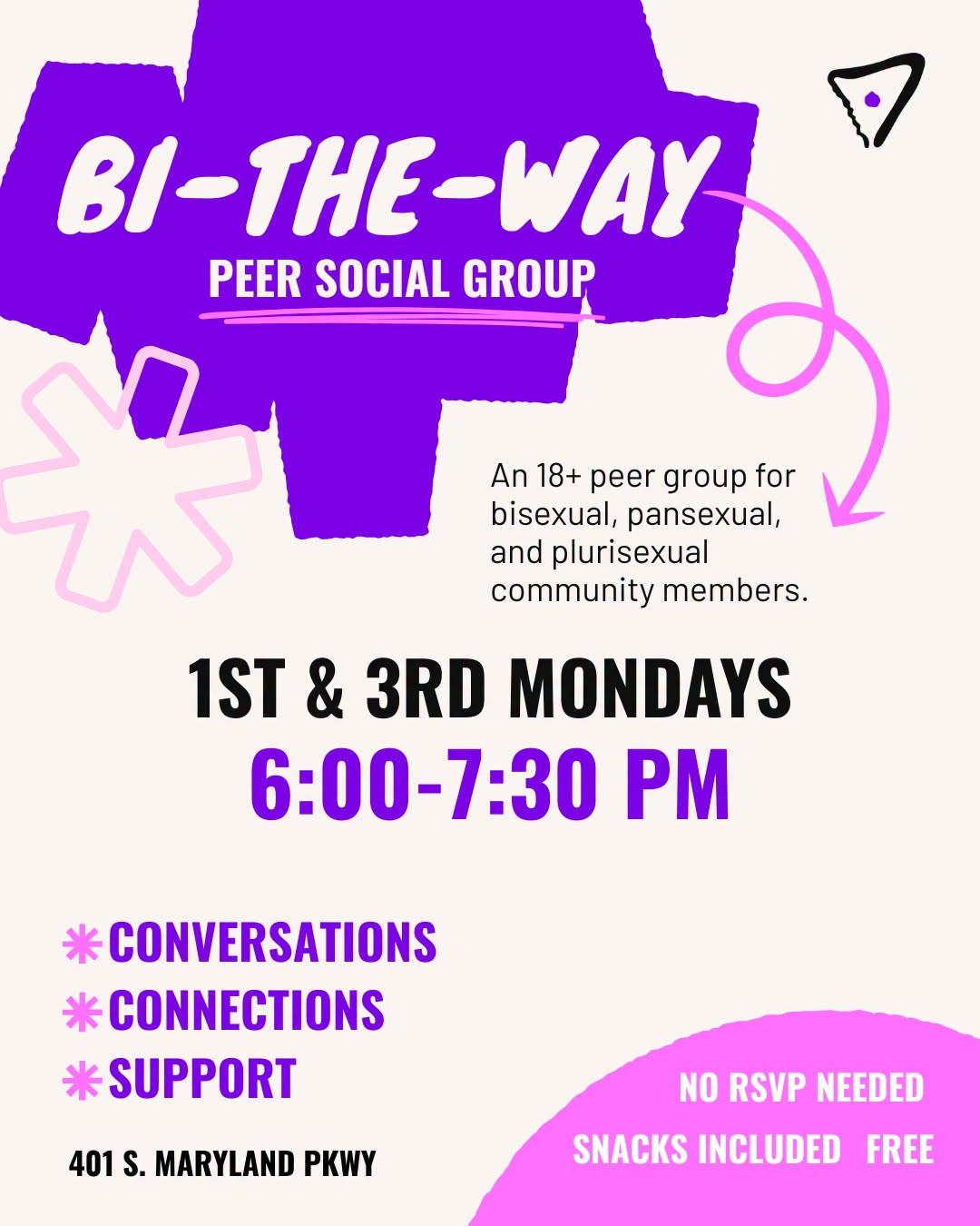 Bi-The-Way Peer Social Group