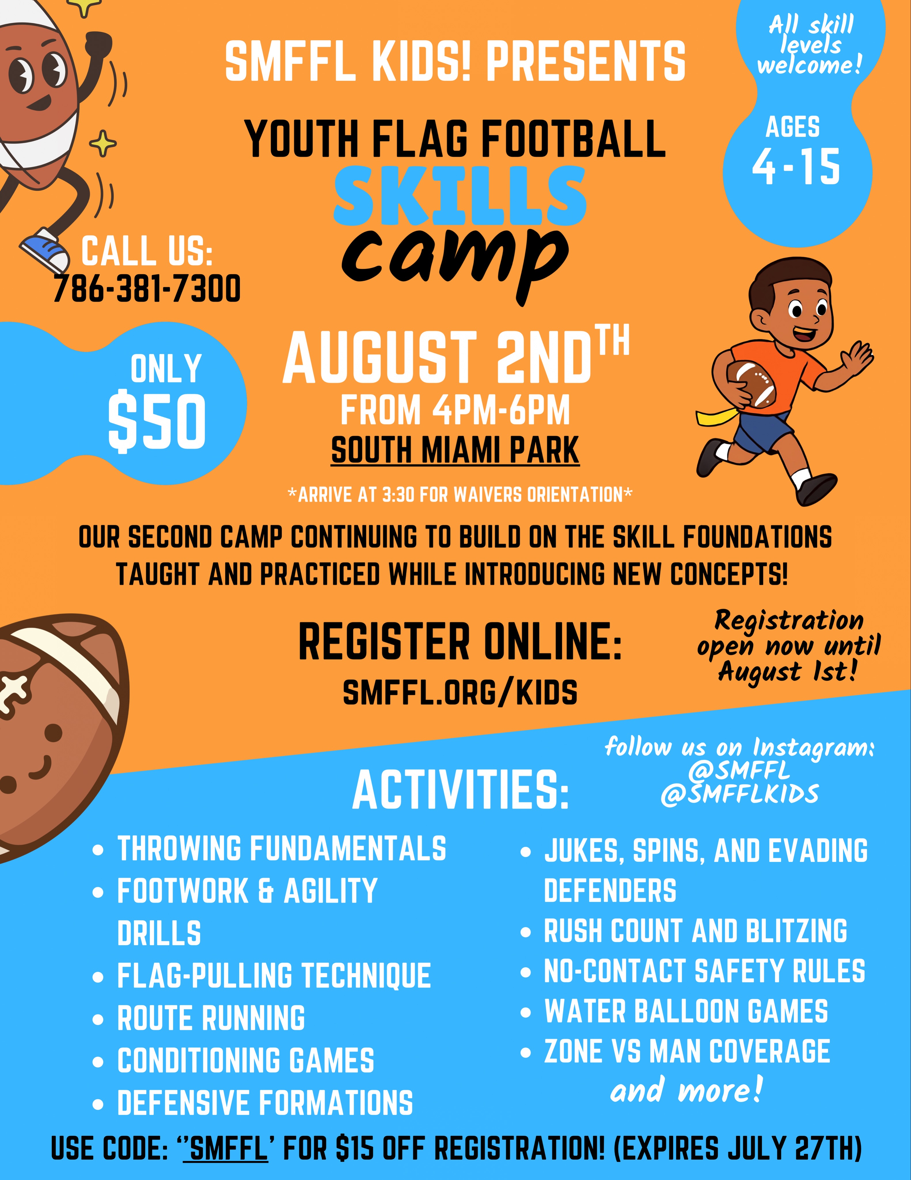 Youth Flag Football Skills Camp
