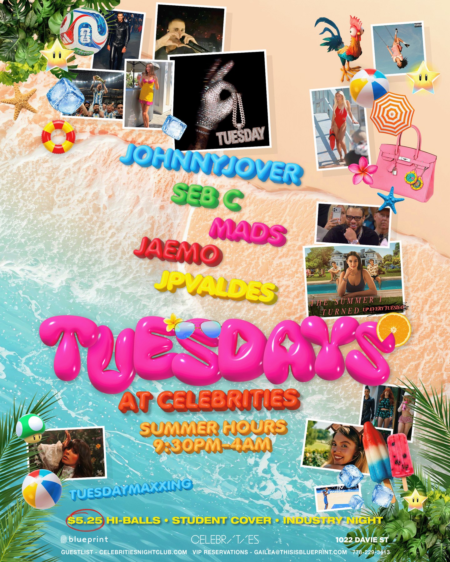 Tuesdays at Celebrities