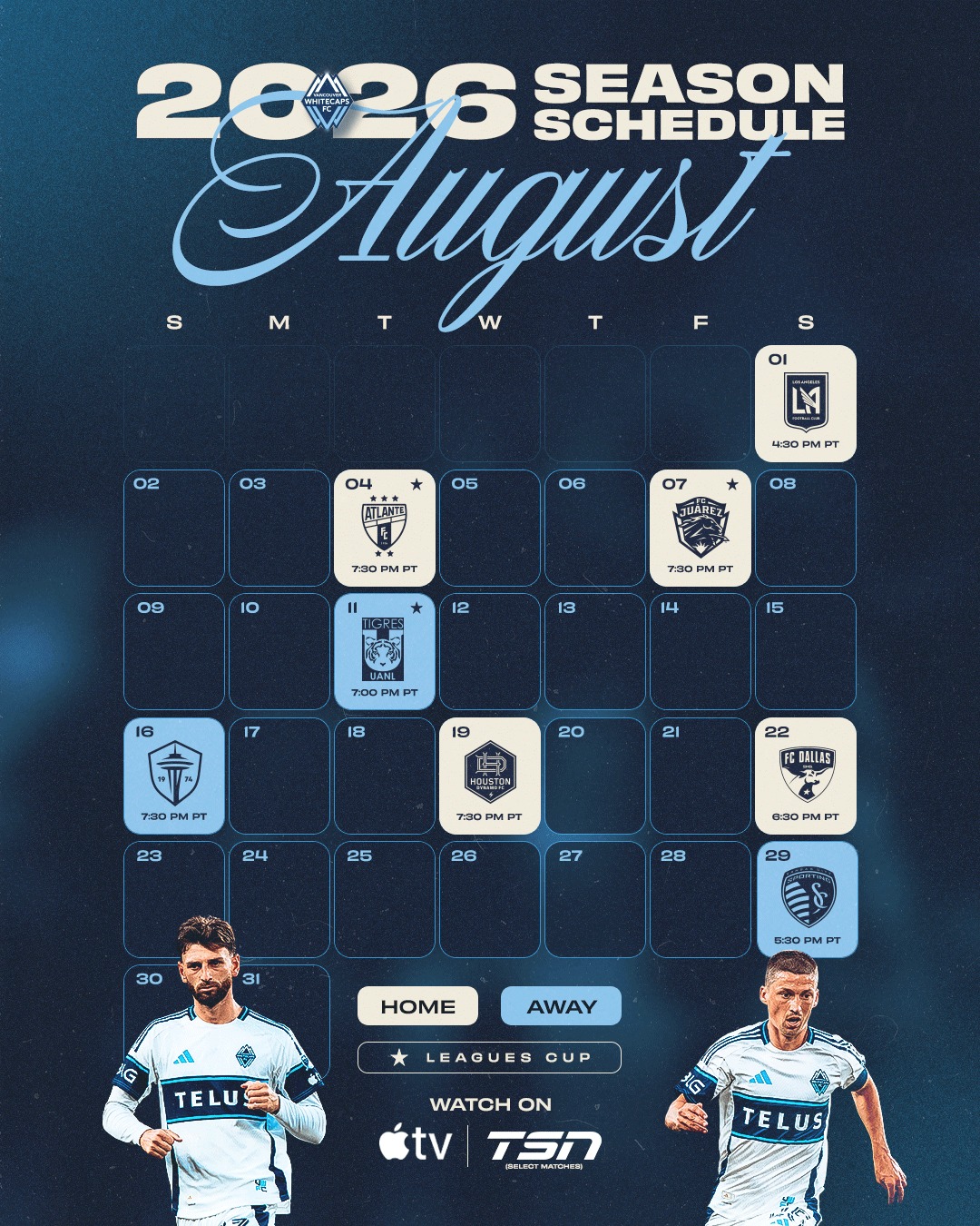 Vancouver Whitecaps FC Home Match