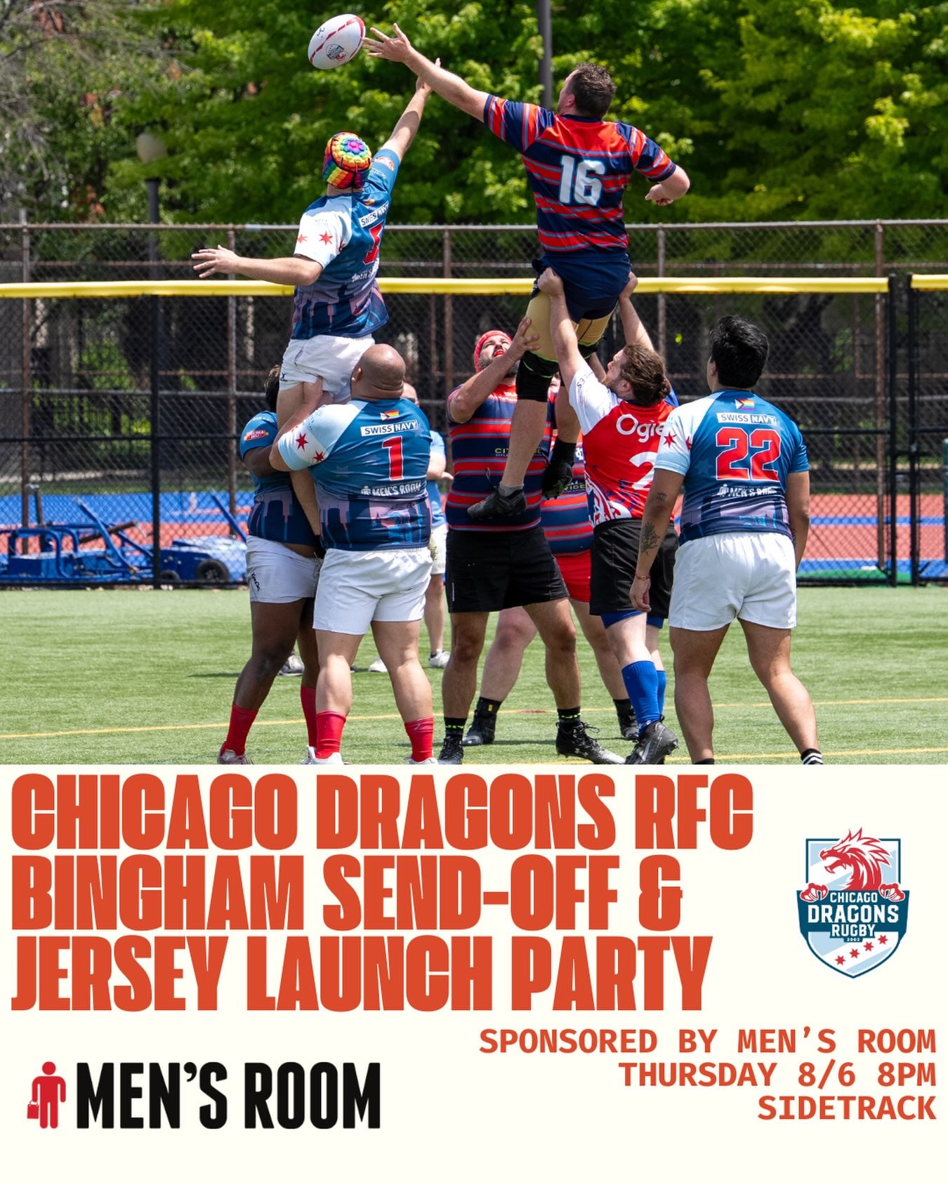 Chicago Dragons RFC Bingham Send-Off & Jersey Launch Party