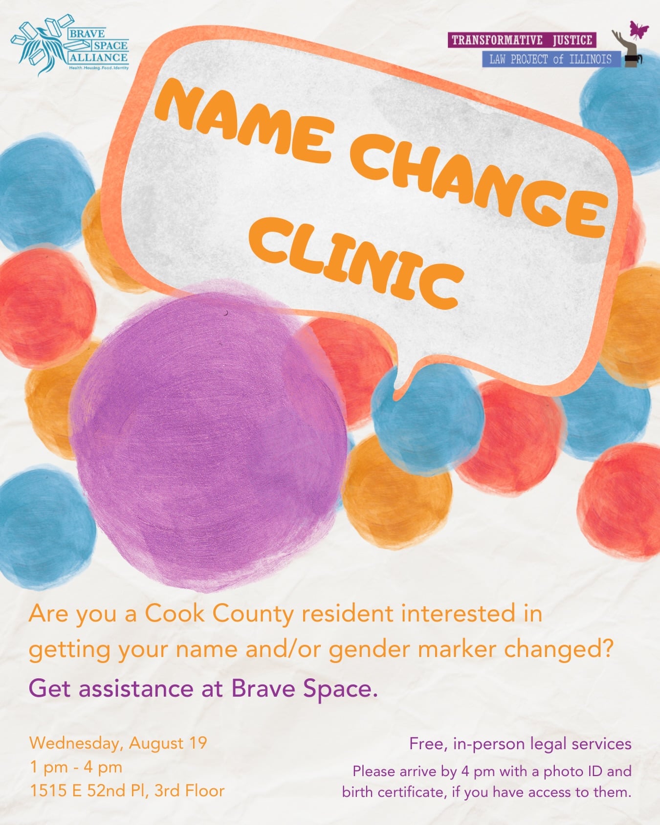 Name Change Clinic