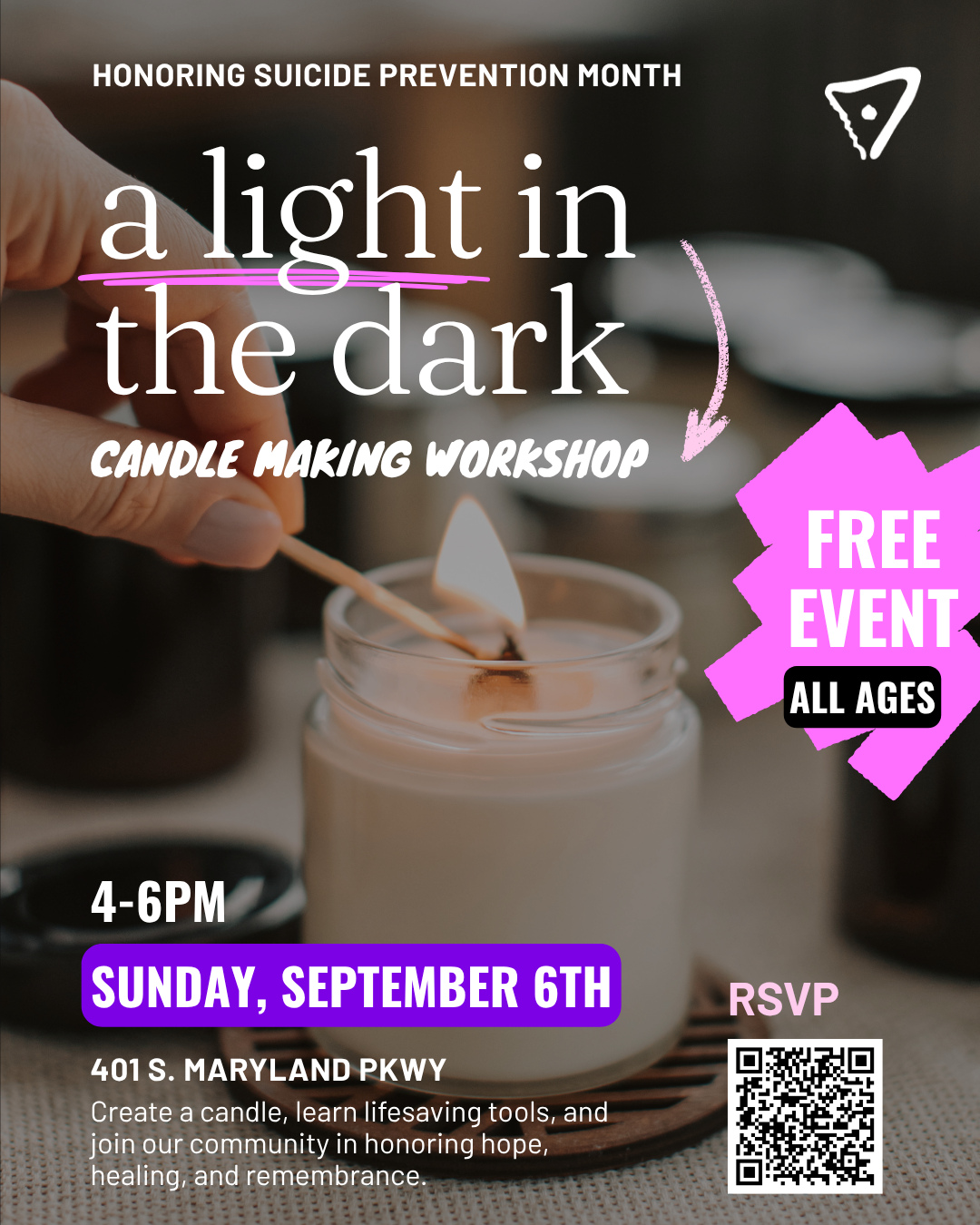 A Light in the Dark Candle Making Workshop