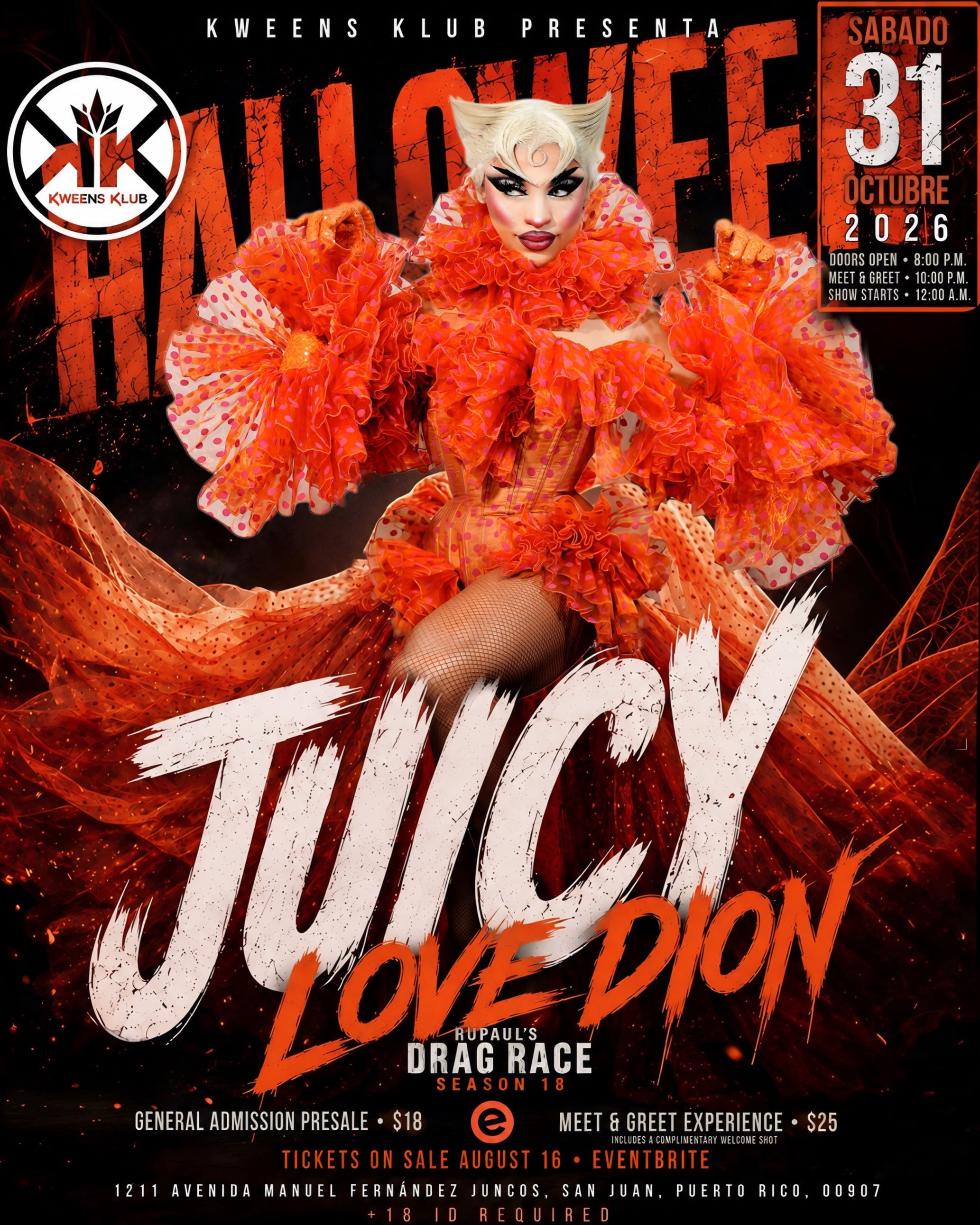 Juicy Love Dion Halloween Show