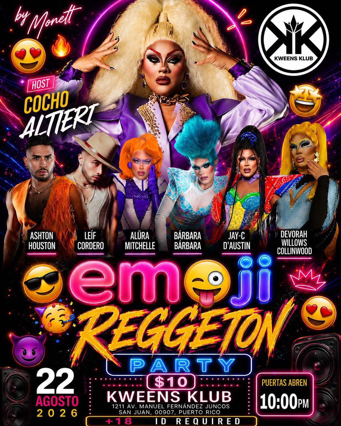 EMOJI REGGAETÓN PARTY