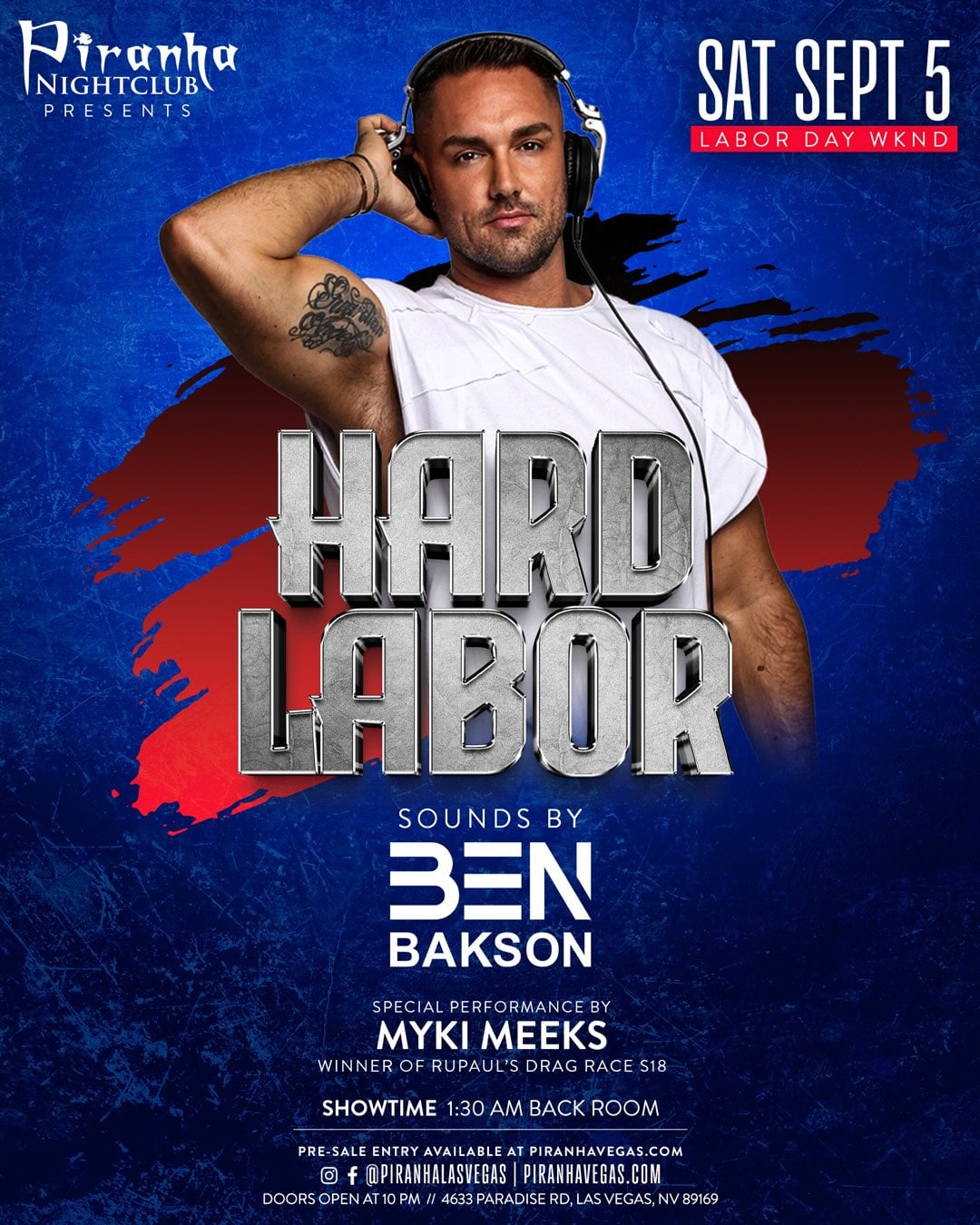 HARD LABOR WEEKEND - Myki Meeks + Ben Bakson
