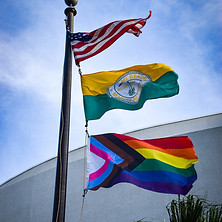 Pride Flag Raising Ceremony