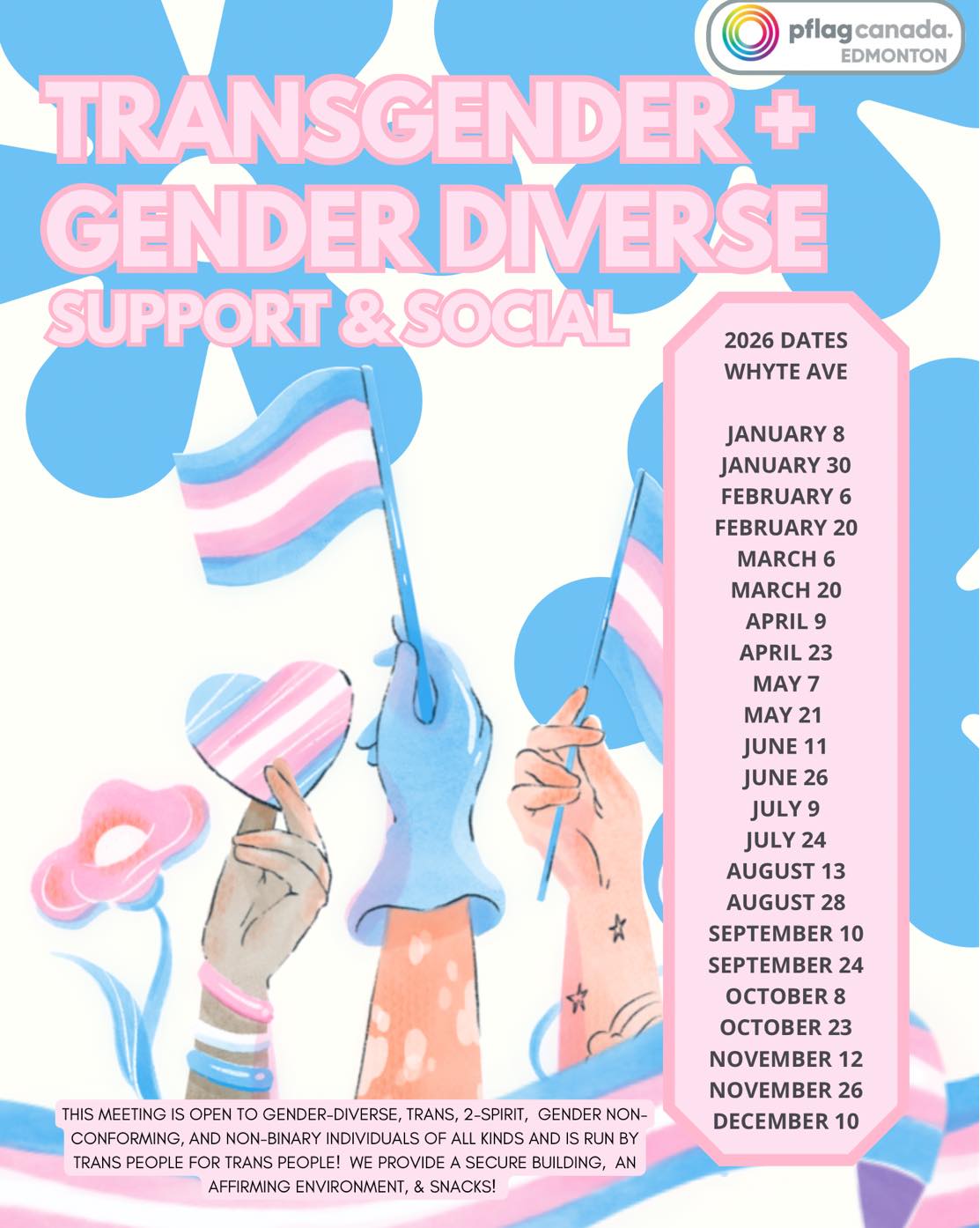 Transgender + Gender Diverse Support & Social - Whyte Ave