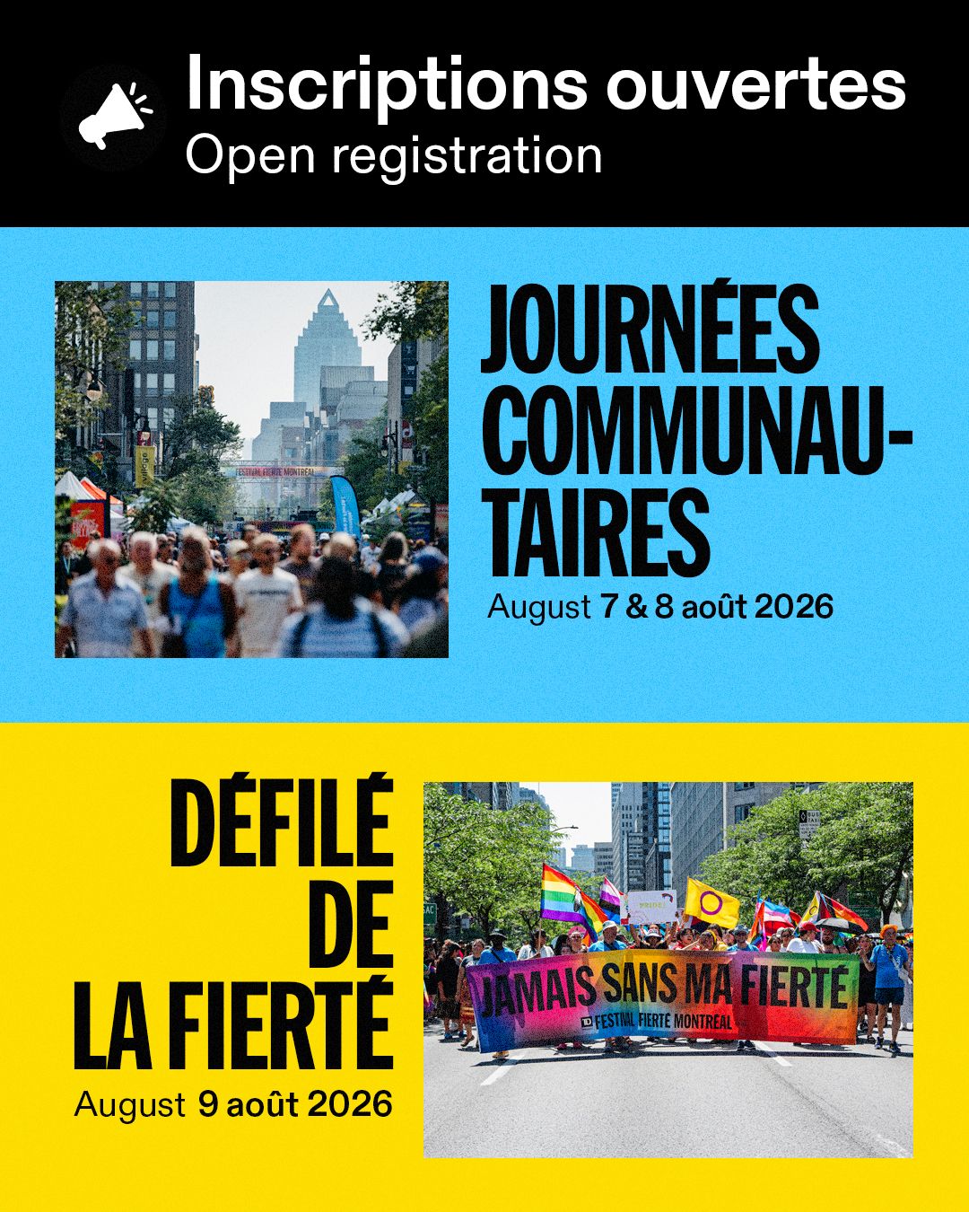 La Fierté a ses drapeaux