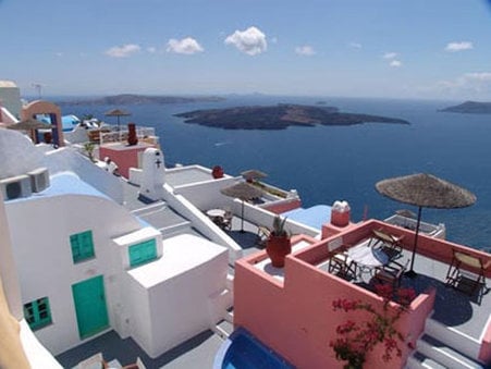 Essen & Wein in Santorin